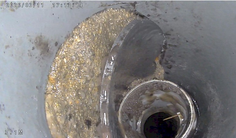 Inspeção vídeo de tubagens CCTV